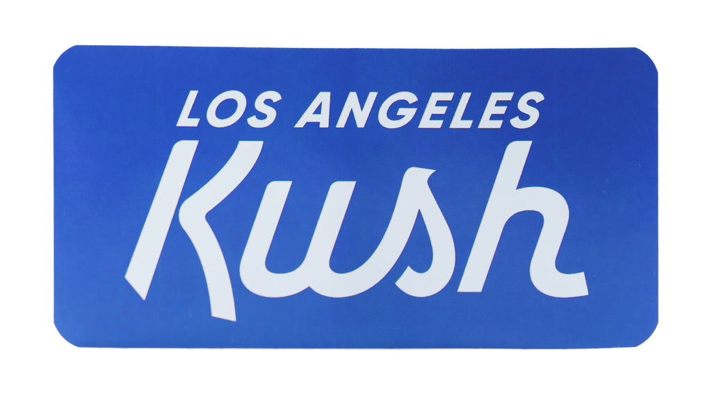LA Kush OG Sticker - Blue/White